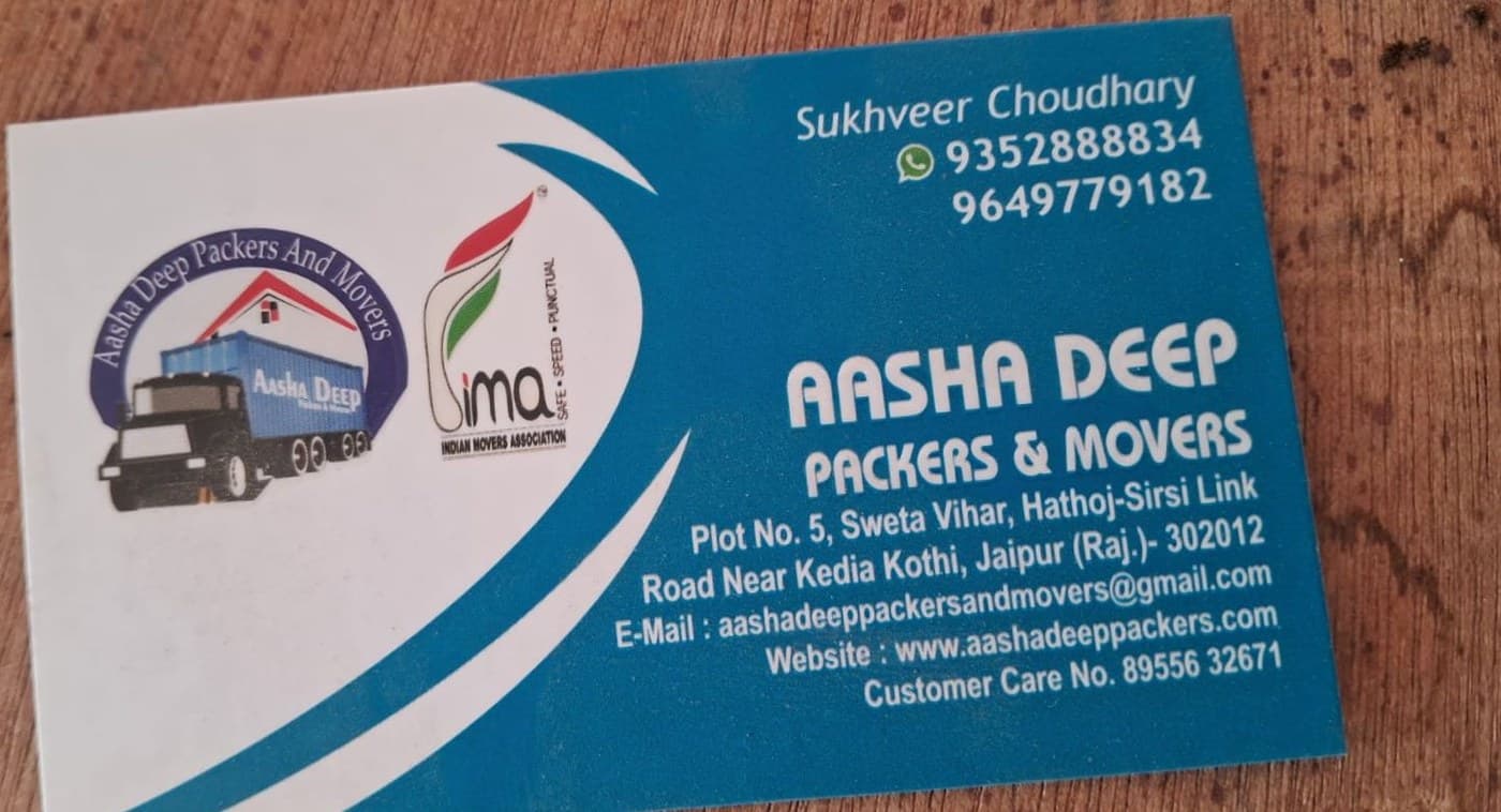 Aasha Deep Packers & Movers moving crew