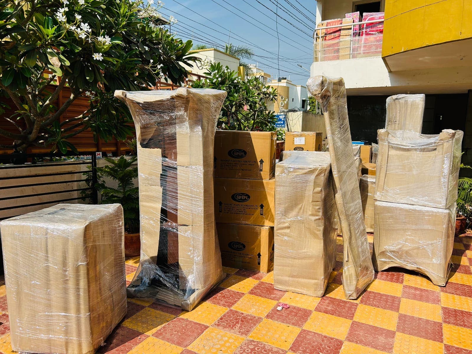 D Group Packers and Movers moving crew