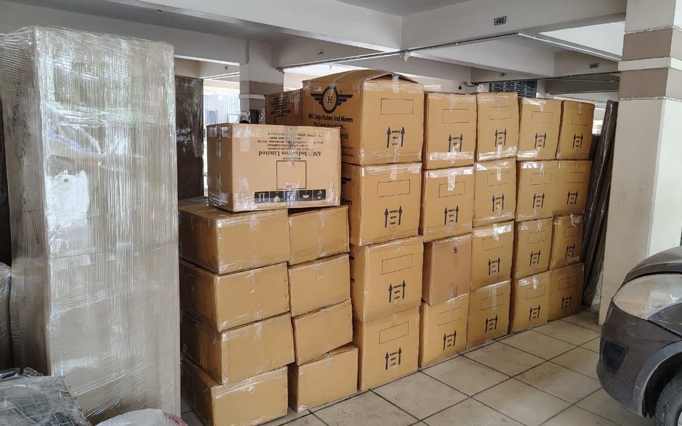 Warehouse & B2B Storage in progress