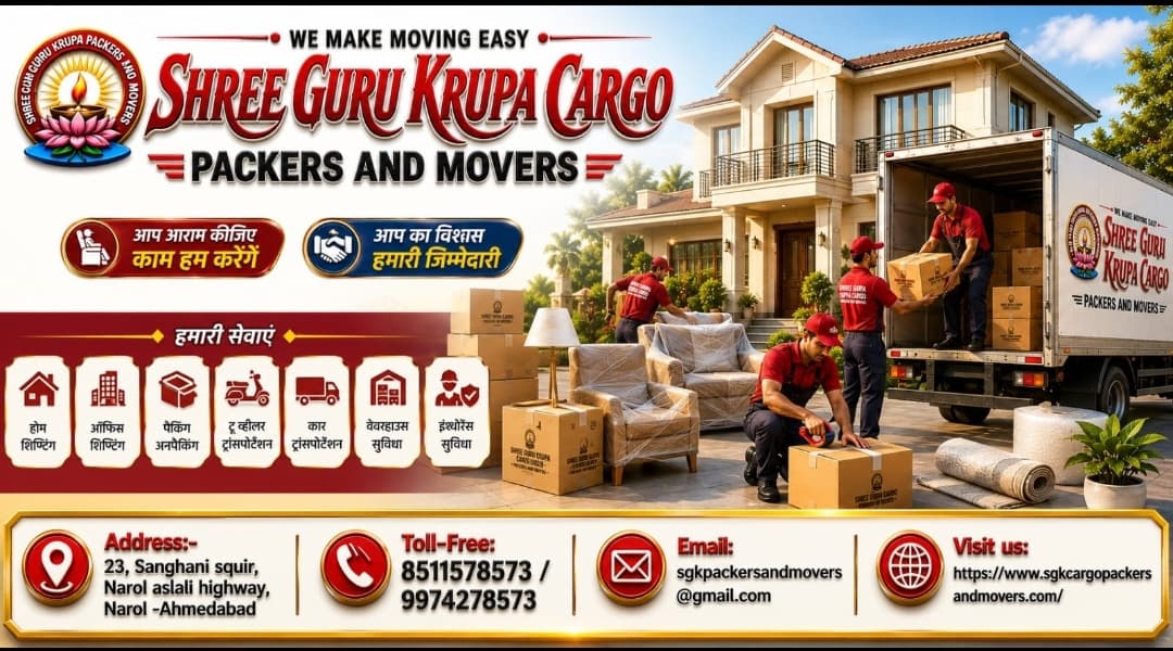 Shree Guru Krupa Cargo Packers & Movers moving crew