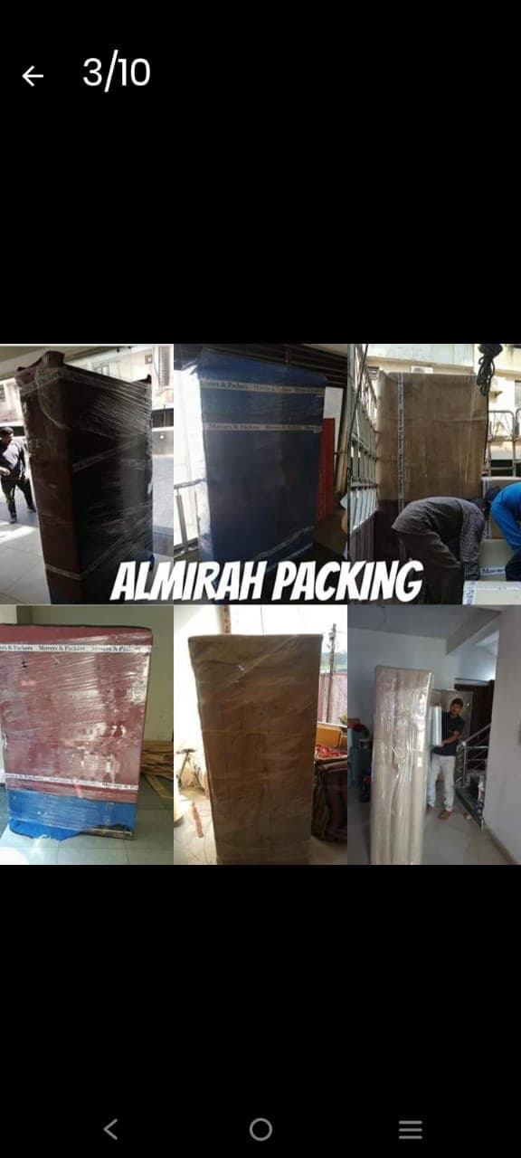 Almirah and cupboard packing by Utkarsh Packers and Movers